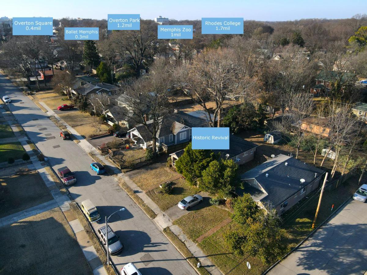 Historic Revival King Bed Midtown Memphis 68 Yes Pets Fast Wifi Free Parking Villa Ngoại thất bức ảnh